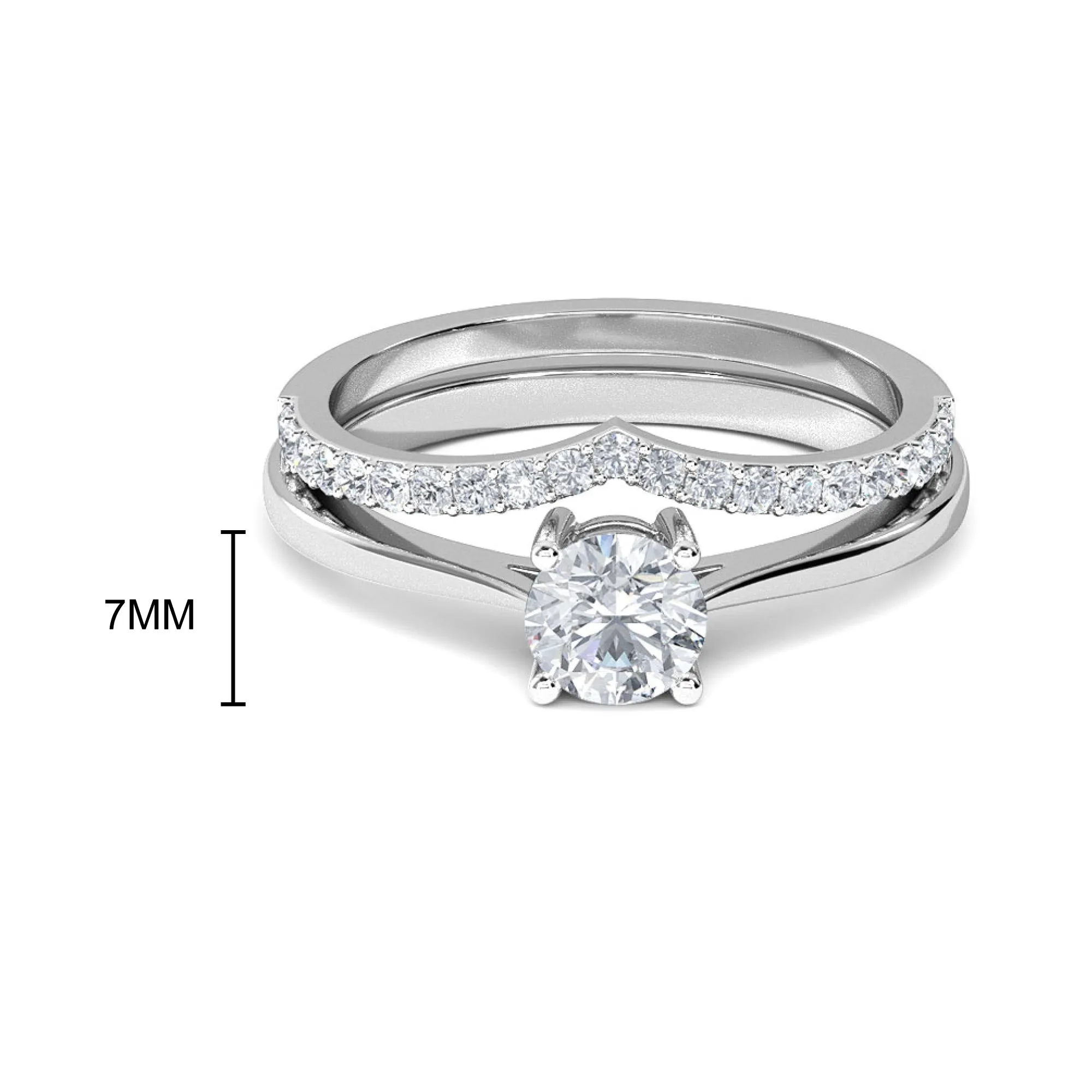 0.50 CT Metin SOLITAIRE Ring