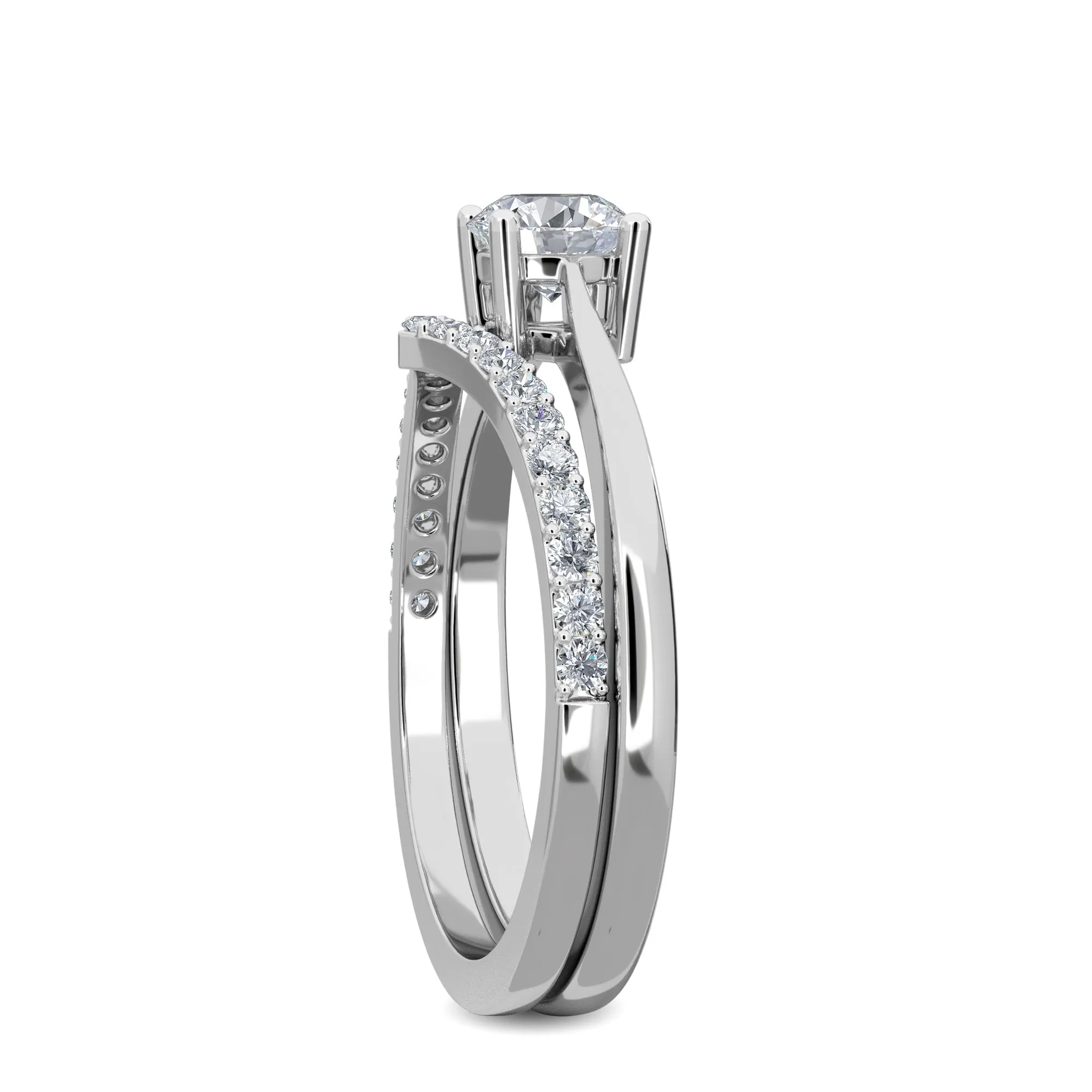 0.50 CT Metin SOLITAIRE Ring