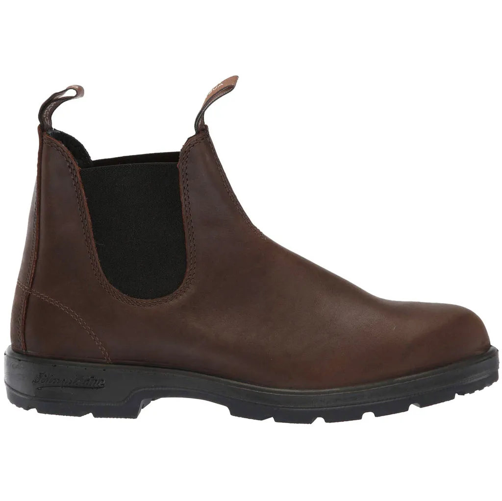 1609 Water-Resistant Leather Unisex Chelsea Boots