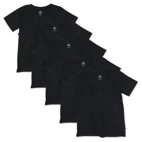 5-Pack Organic Cotton Short Sleeve T-Shirts