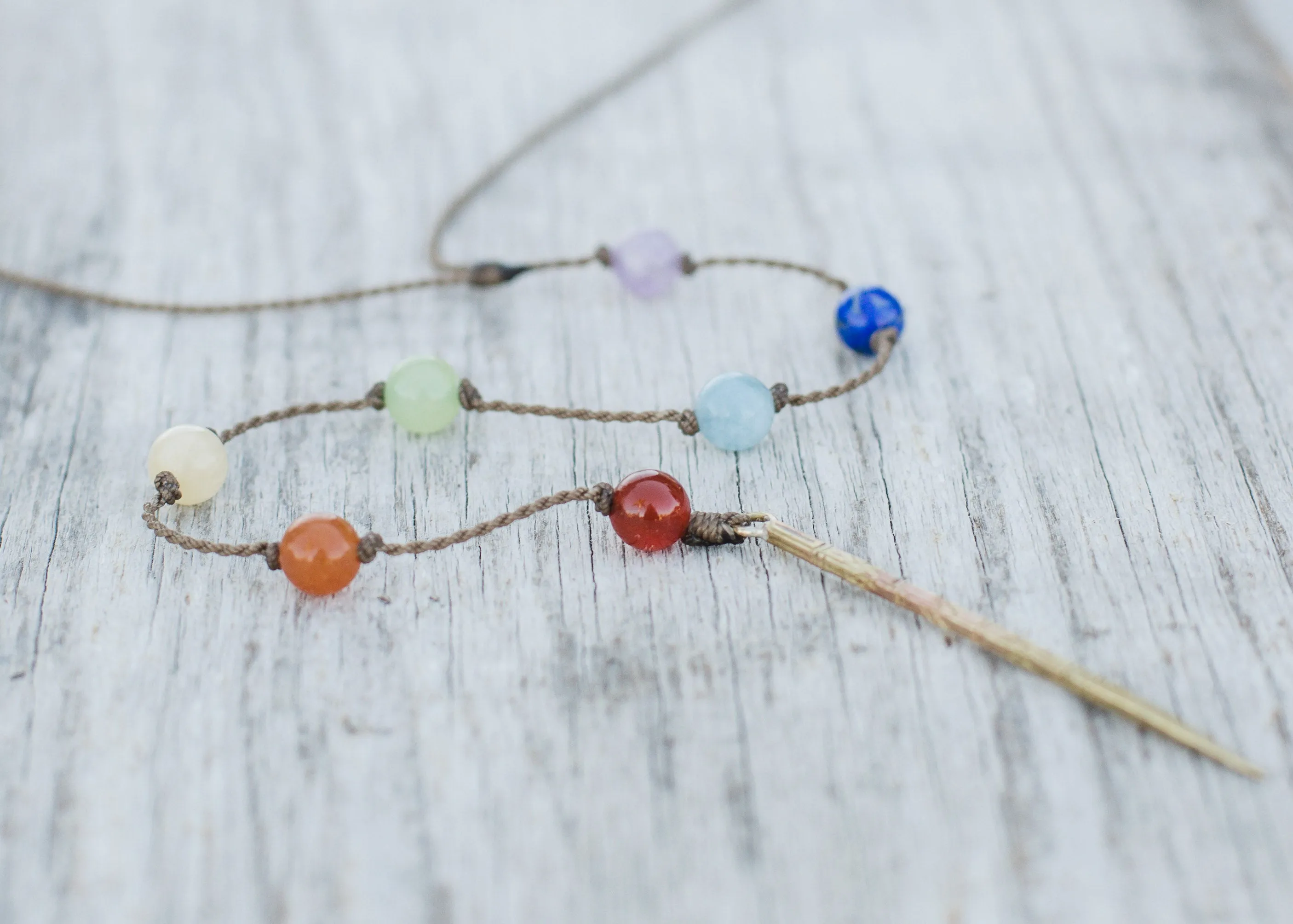 7 Chakra - Y Necklace