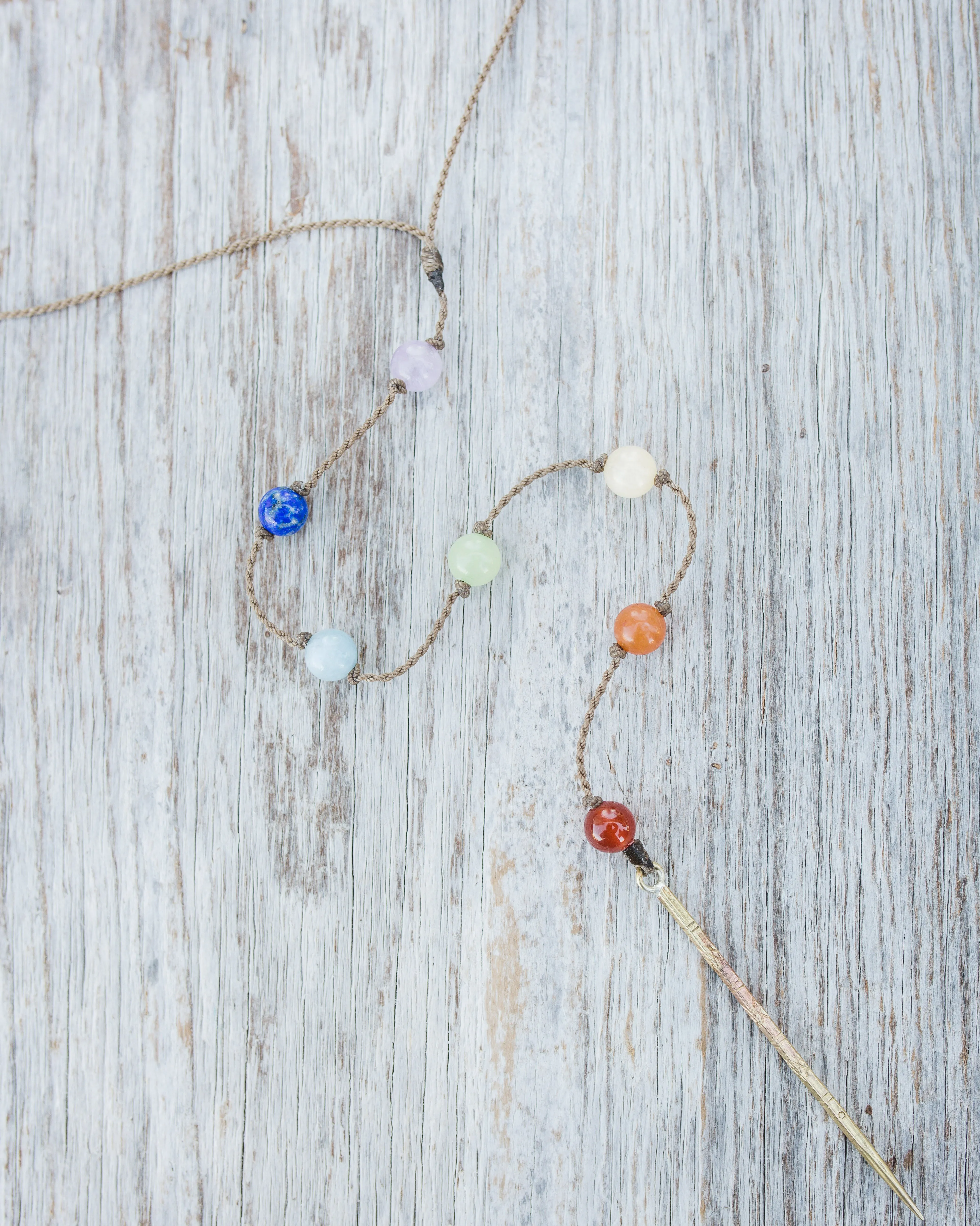 7 Chakra - Y Necklace