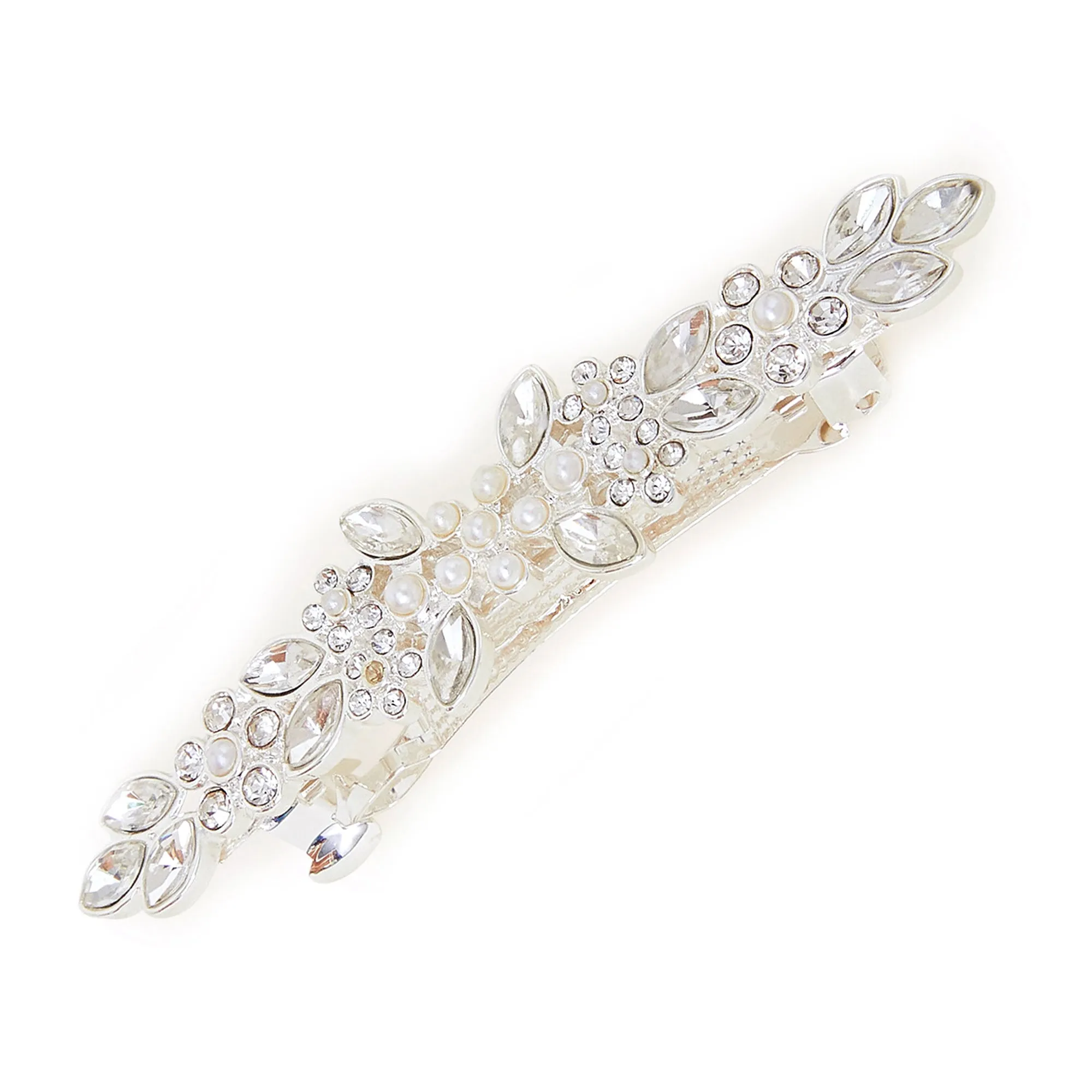 Accessorize London Pearl And Crystal Barrette Clip