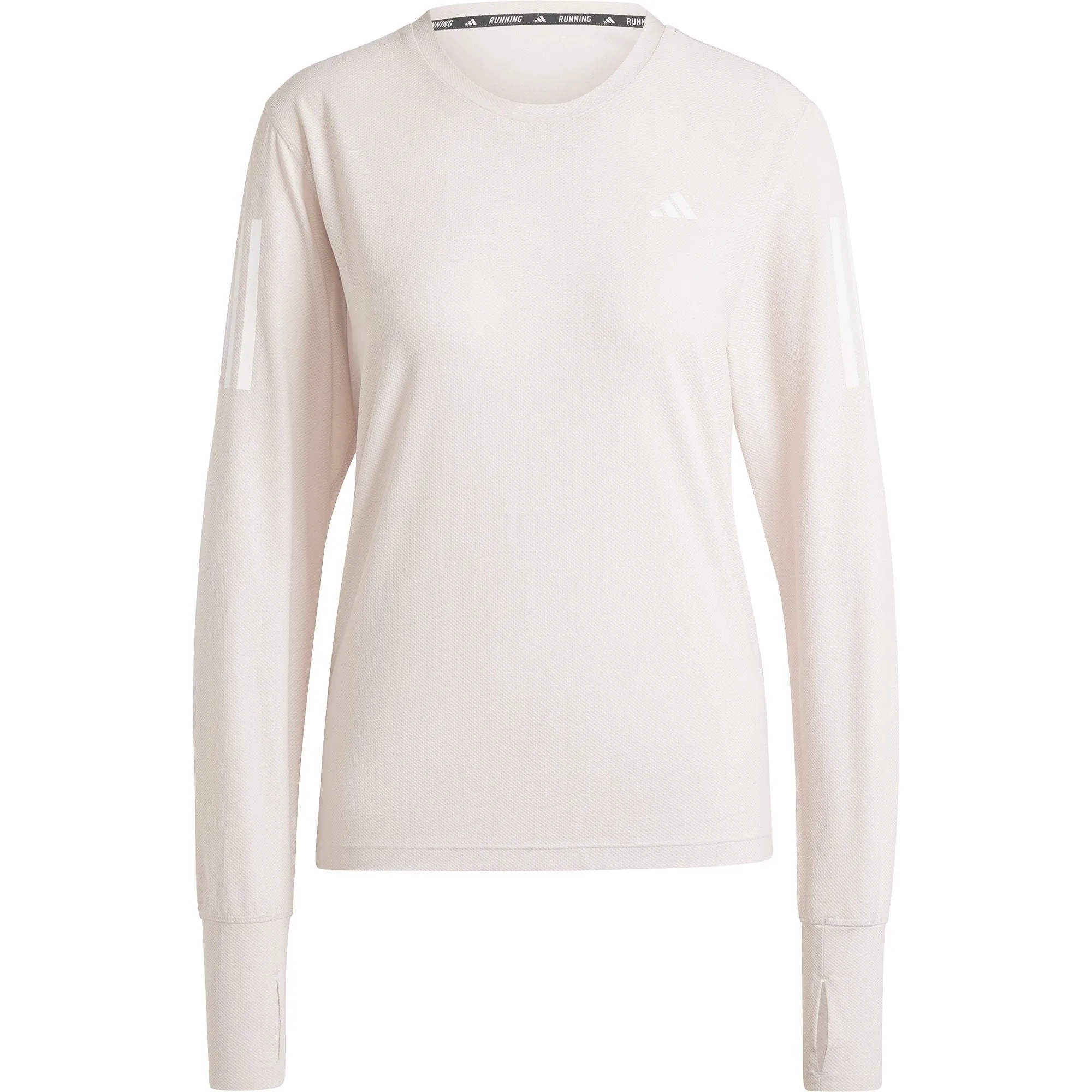 adidas Own The Run Long Sleeve Womens Running Top - Pink