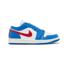 Air Jordan 1 Low 'Sport Blue Gym Red' Women's (2023)