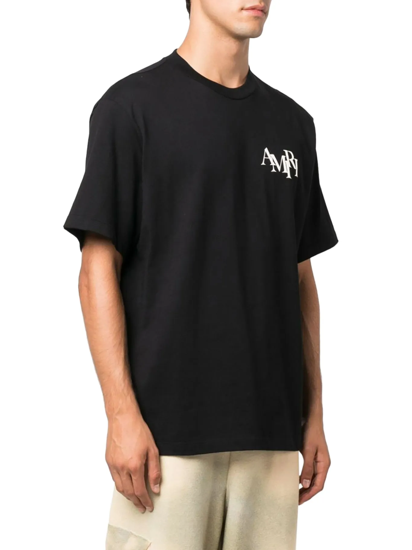 AMIRI STAGGERED LOGO TEE