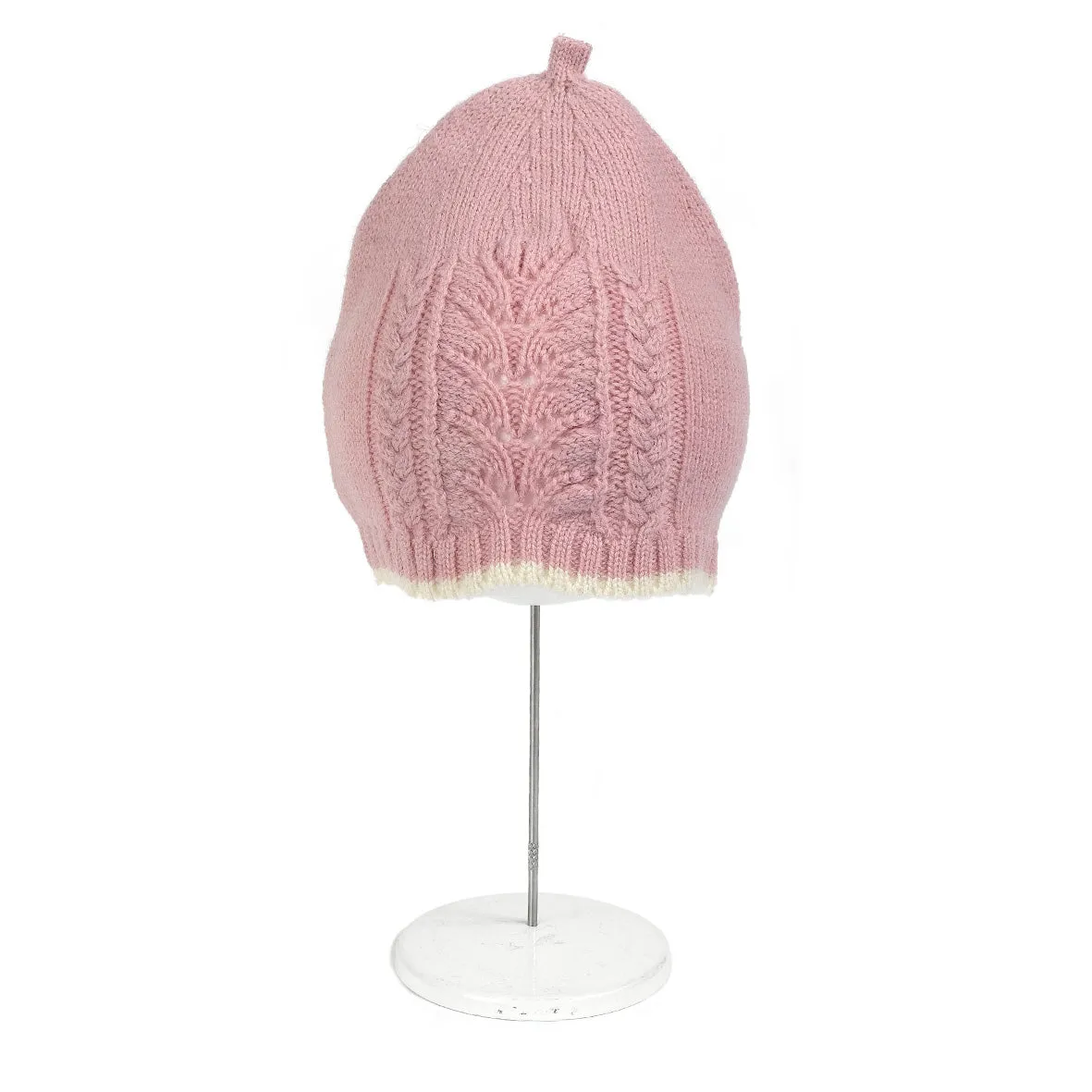 Anne-Claire Petit Lizzy Hat Knitted Lambwool Pink