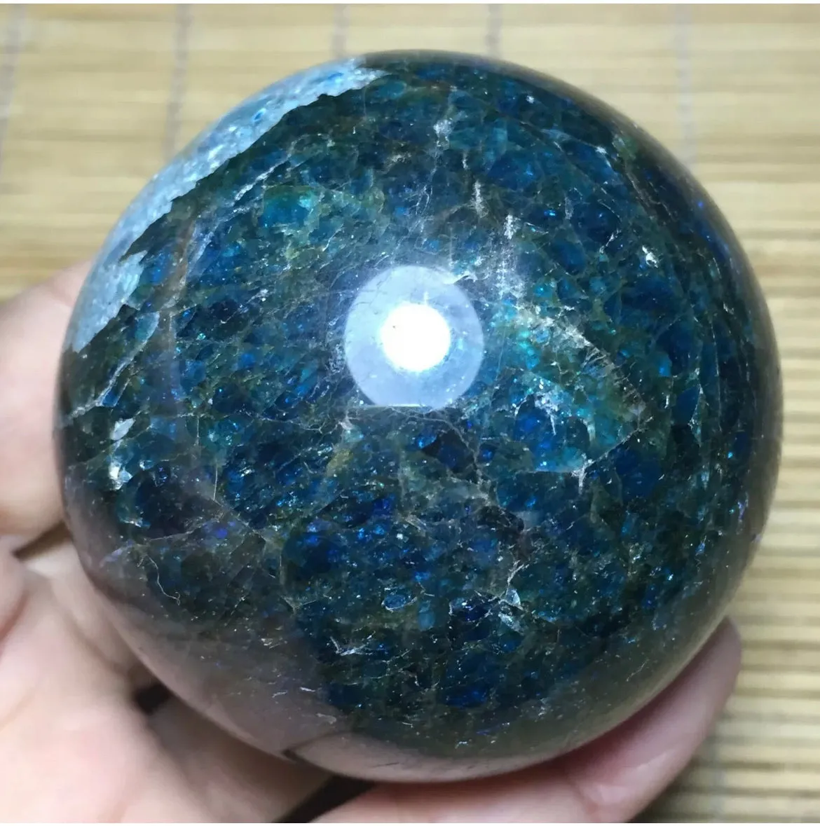 Apatite Gemstone energy Sphere