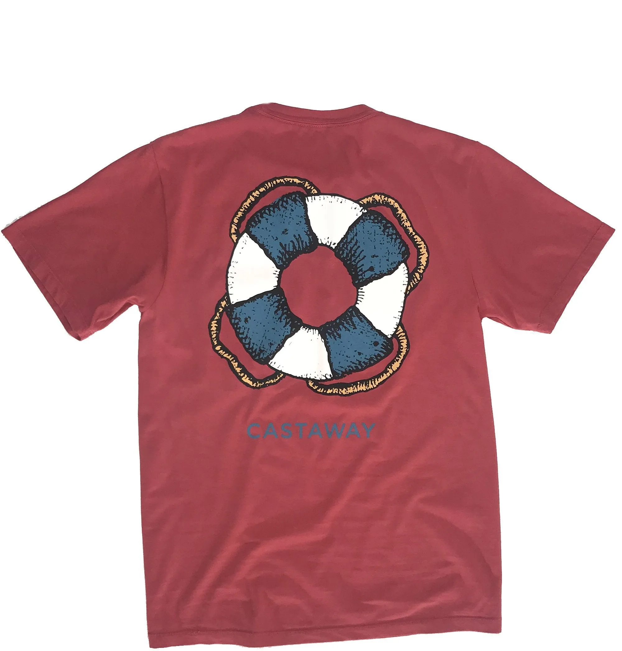 Beach Tee Cardinal Red Castaway