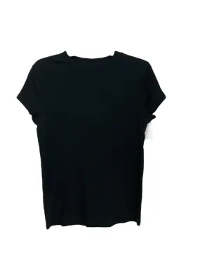 Black Top Short Sleeve Basic A New Day, Size Xl