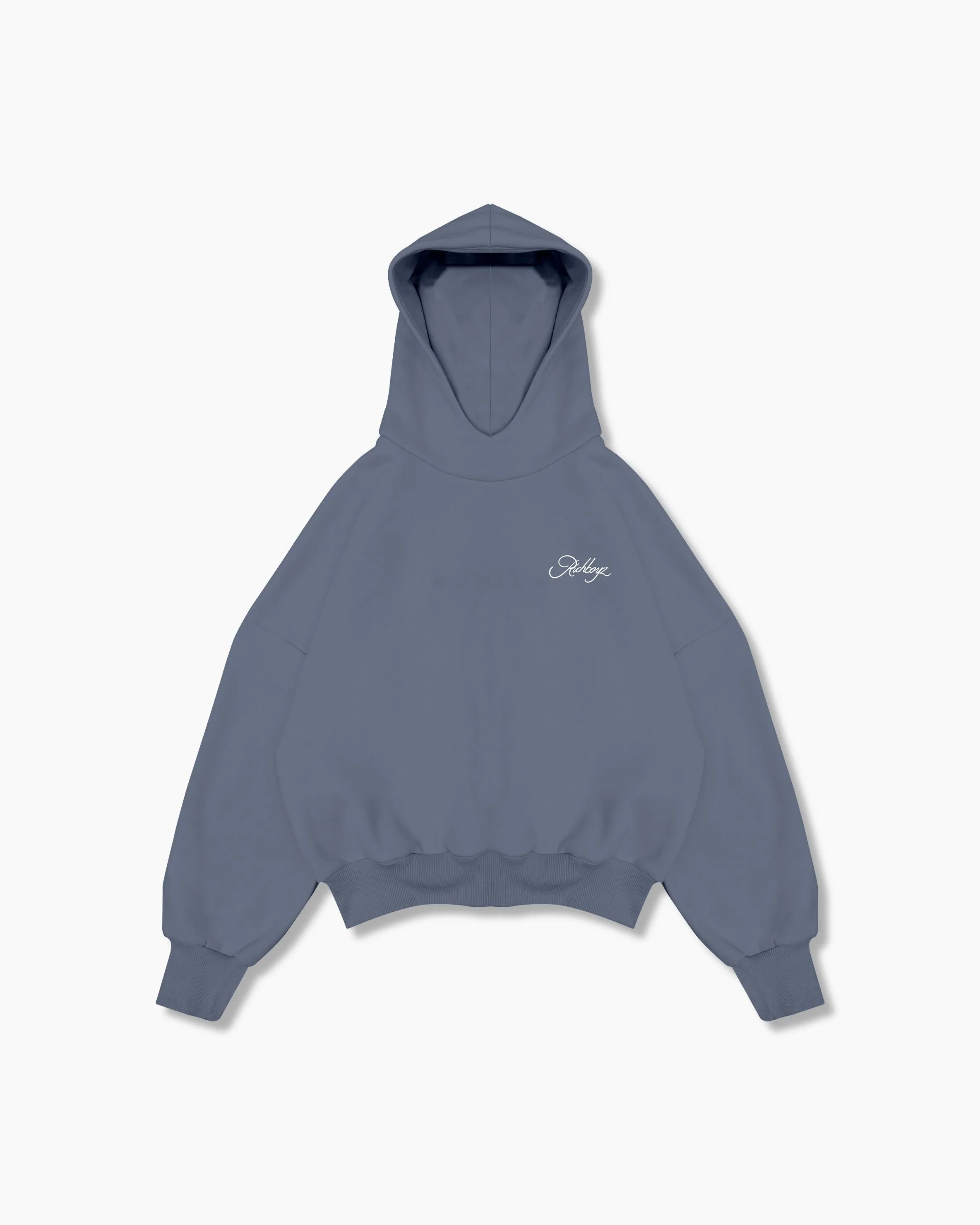 Box Hoodie - Dull Blue