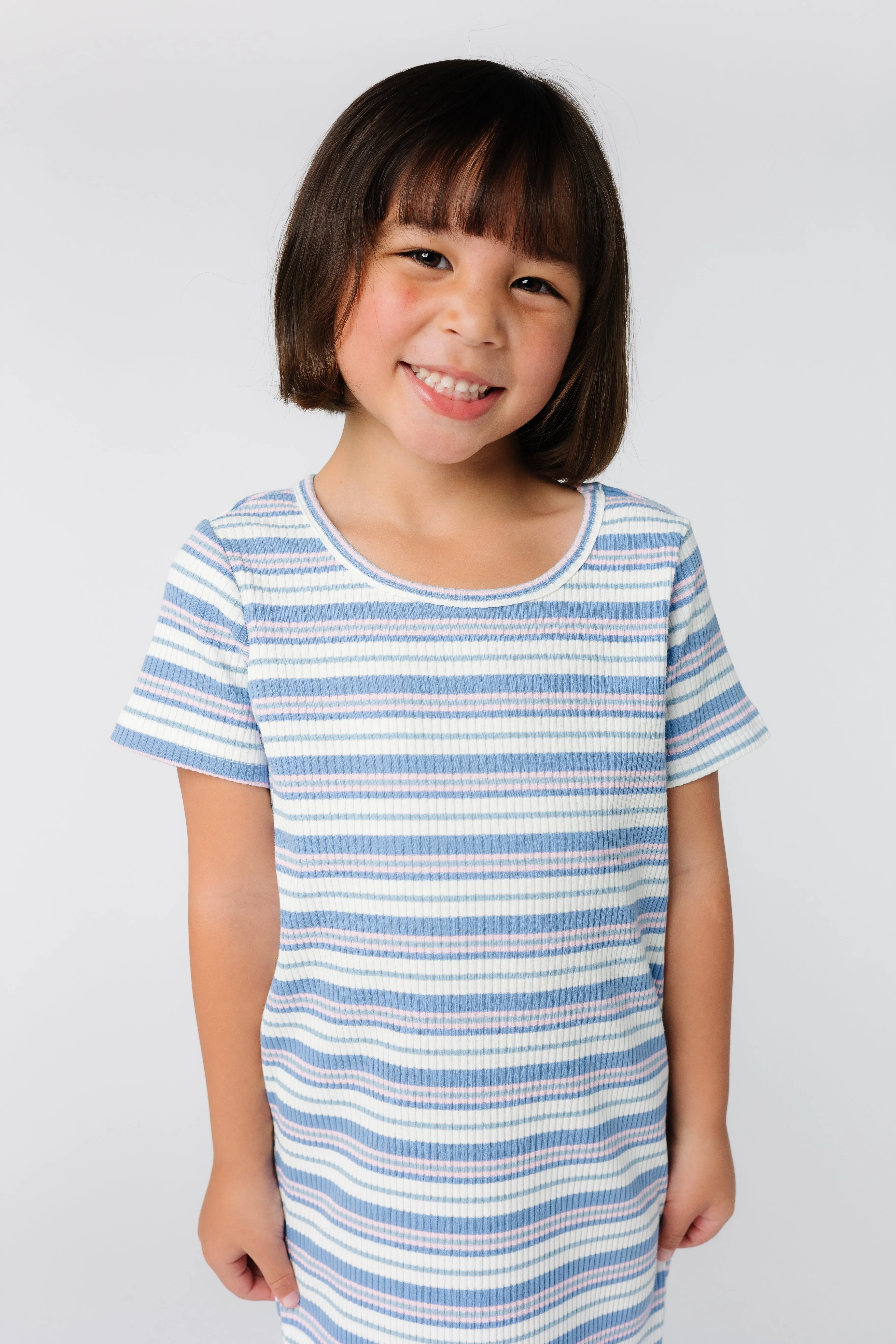 Brass & Roe Emmy Girl's Ribbed Dress