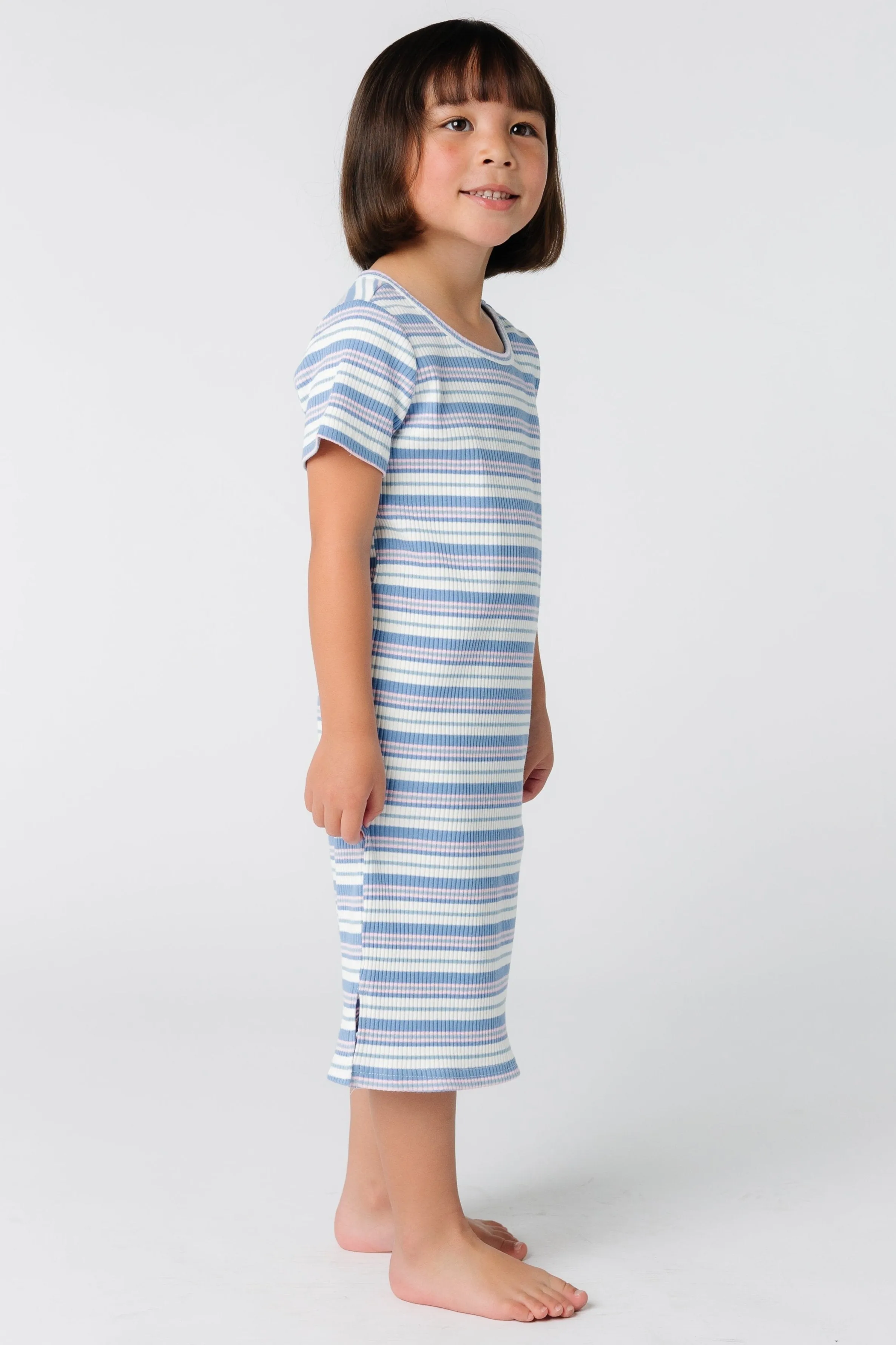 Brass & Roe Emmy Girl's Ribbed Dress