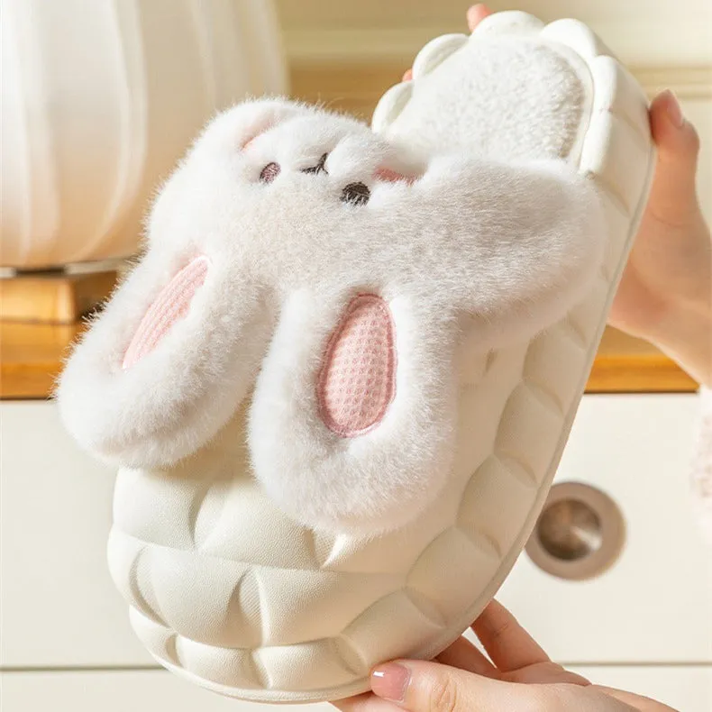 Bunny Waterproof Fluffy Winter Slippers MK18521