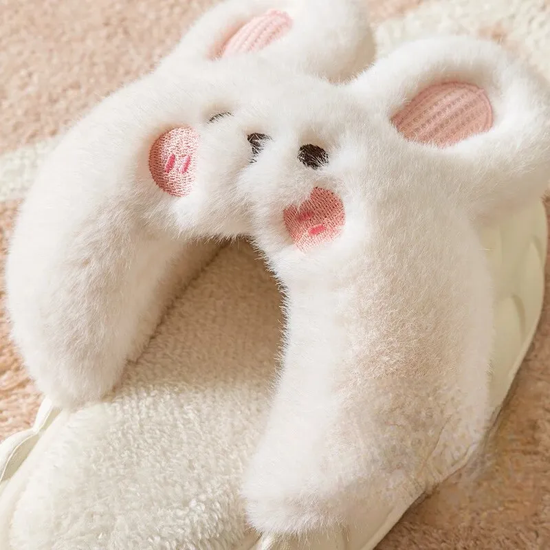 Bunny Waterproof Fluffy Winter Slippers MK18521