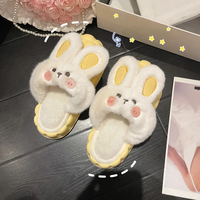 Bunny Waterproof Fluffy Winter Slippers MK18521