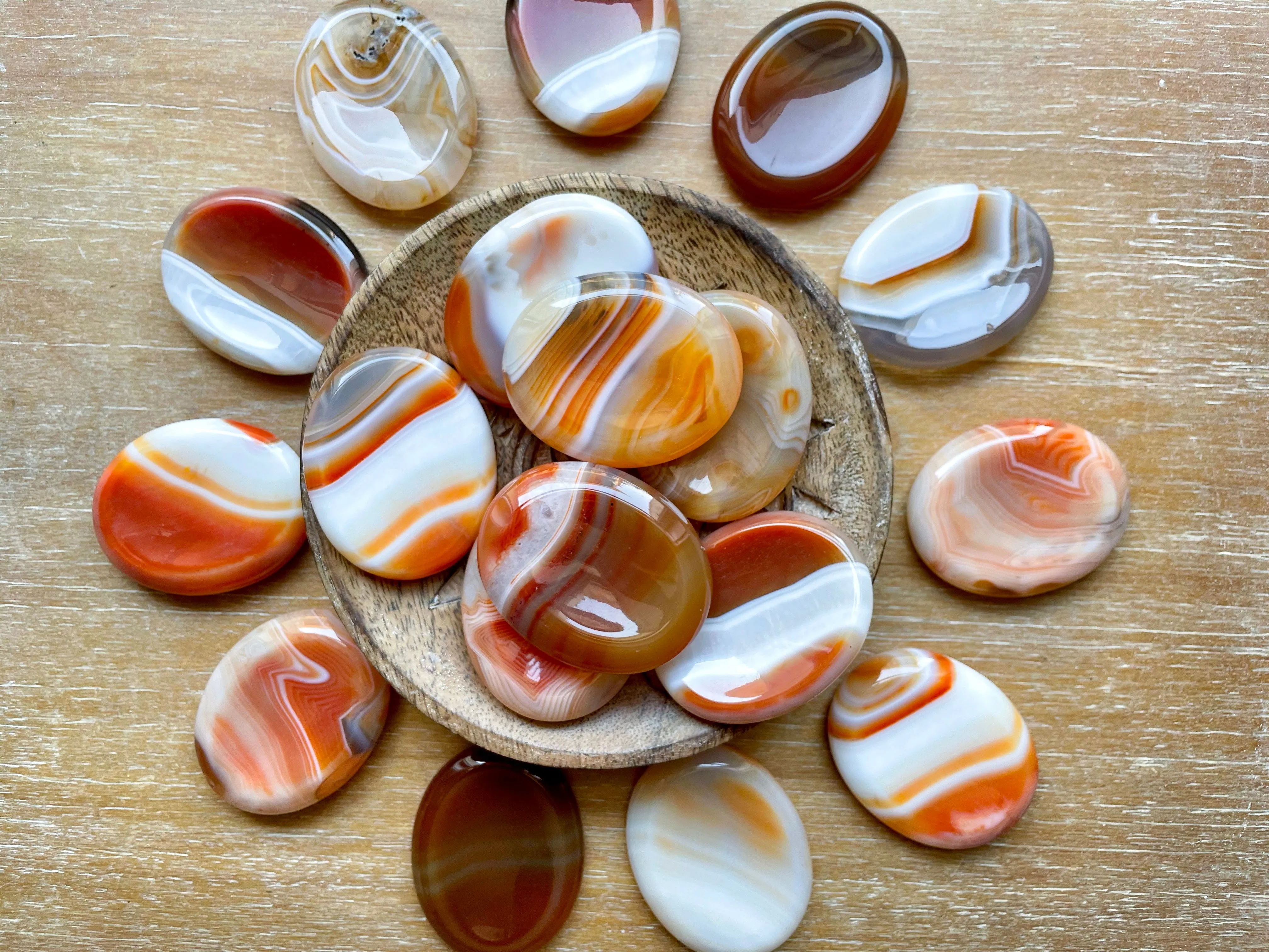 Carnelian Worry Stone