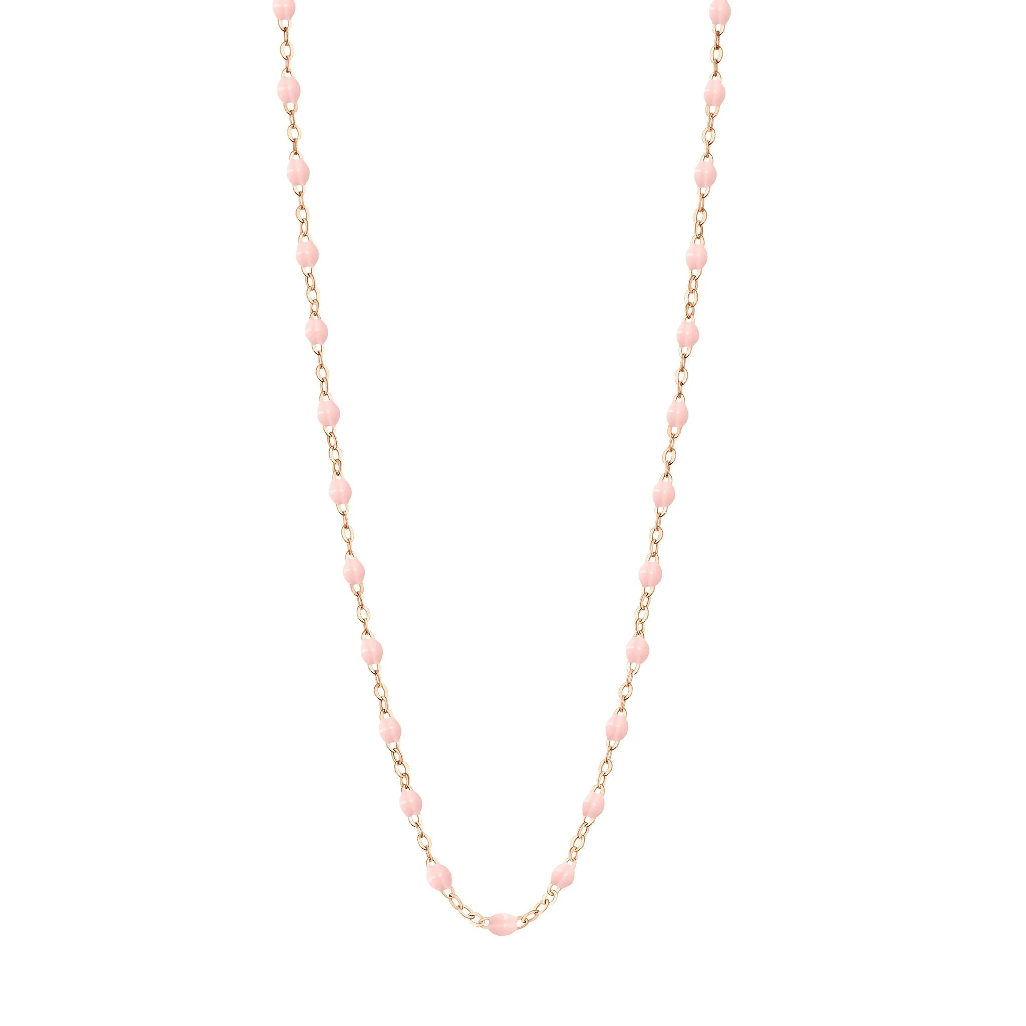 Child Classic Gigi Baby Pink necklace, Rose Gold, 13"