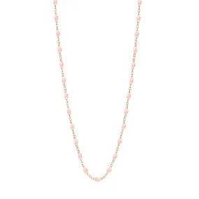 Child Classic Gigi Baby Pink necklace, Rose Gold, 13"