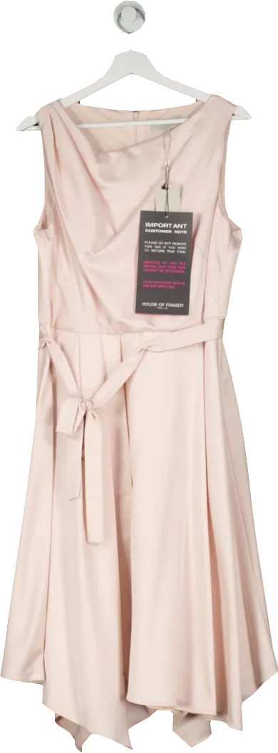 Coast Pink Savannah Soft Midi Dress Blush BNWT UK 14