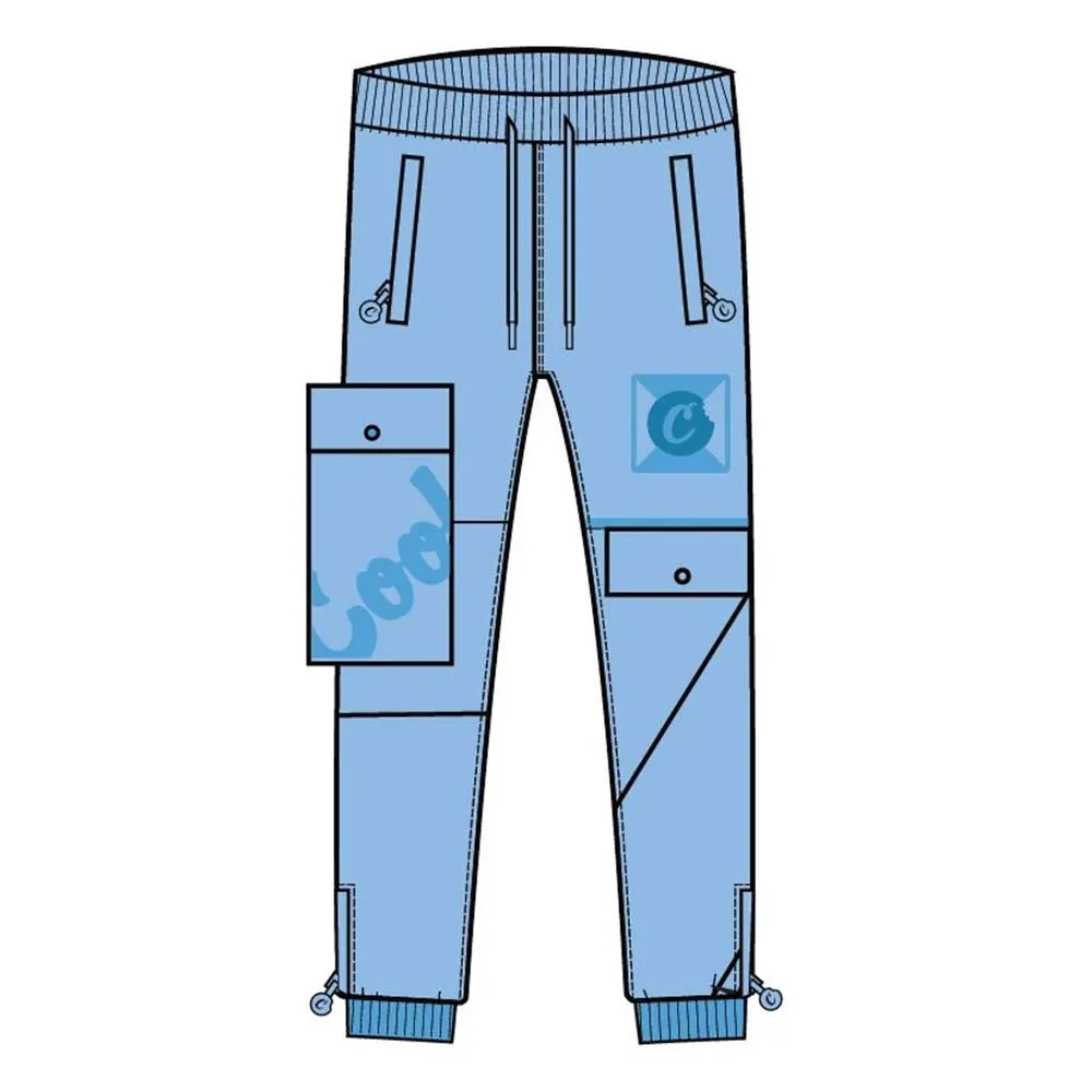 Cookies SF Men Monaco Fleece Cargo Sweatpant (Carolina Blue)