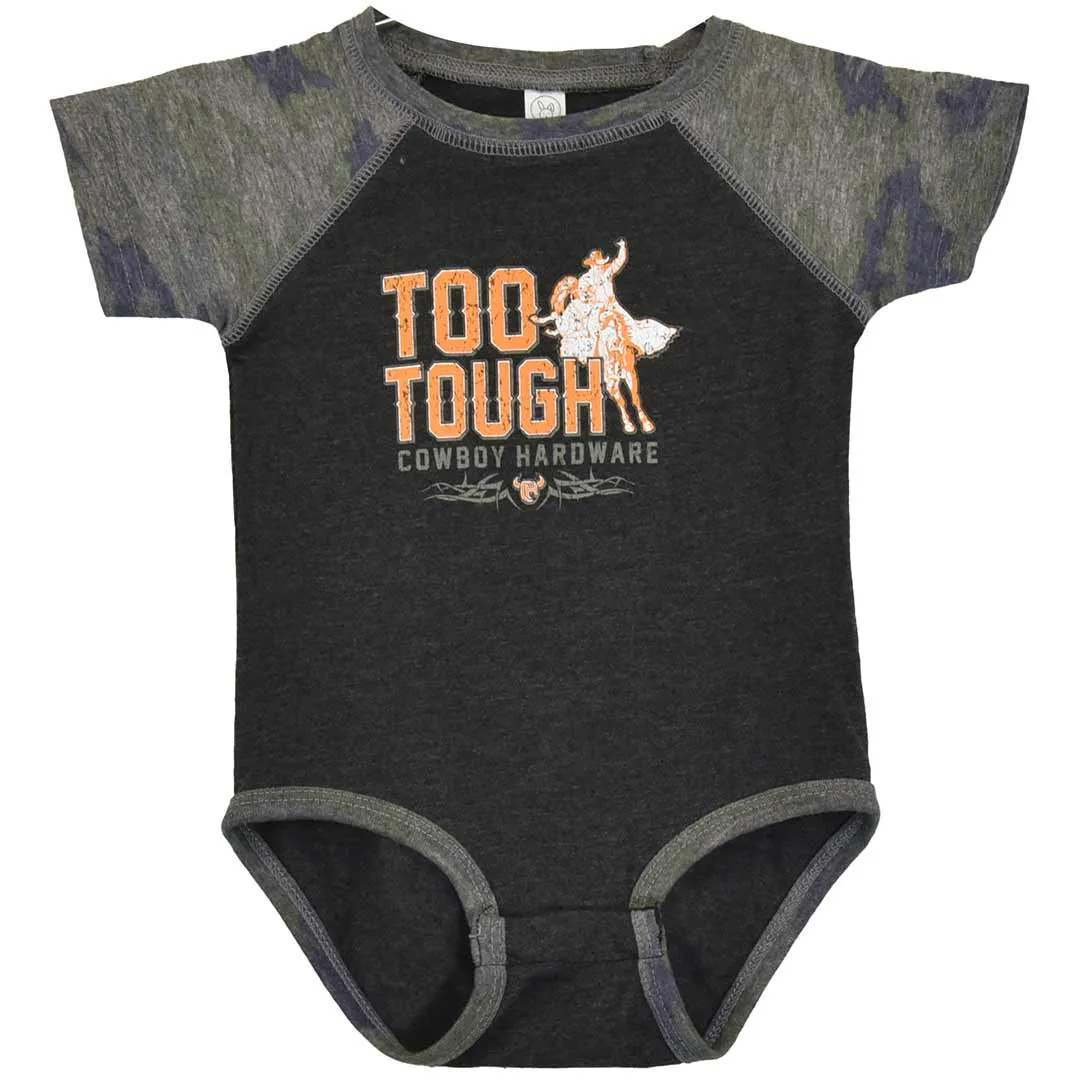 Cowboy Hardware Baby Boys' Too Tough Onesie