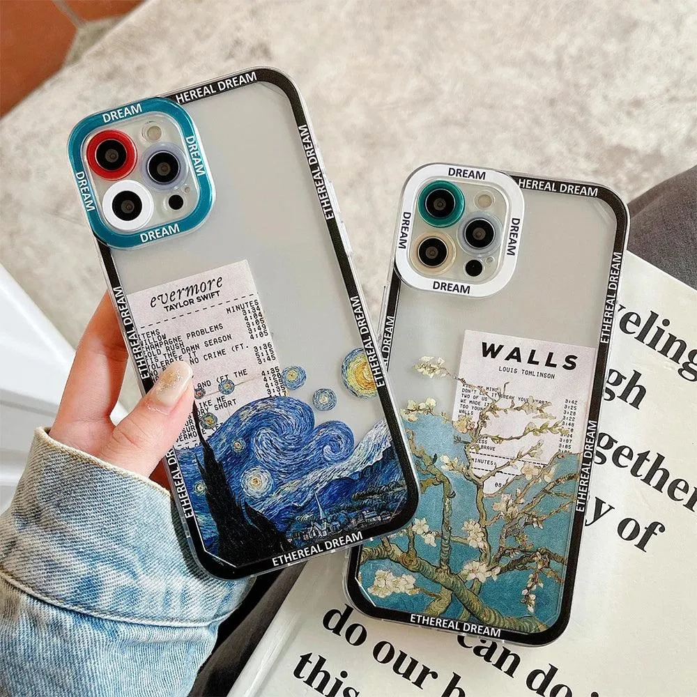 Cute Art Painting Design Phone Cases for iPhone 7, 8 Plus, X, XR, XS Max, 11, 12, 13, 14 Pro - Covers