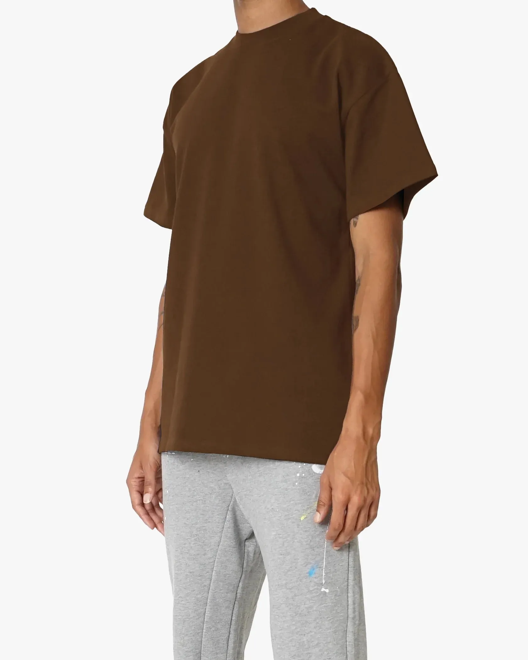 EPTM PERFECT BOXY TEE BROWN