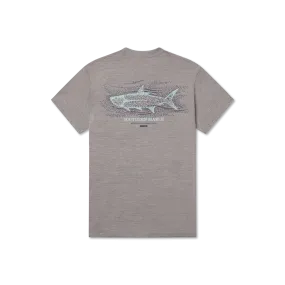 FieldTec™ Heathered Performance Tee - Tarpon