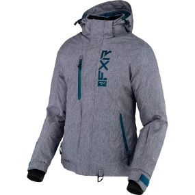 FXR Fresh Womens Jacket Grey Linen/Ocean