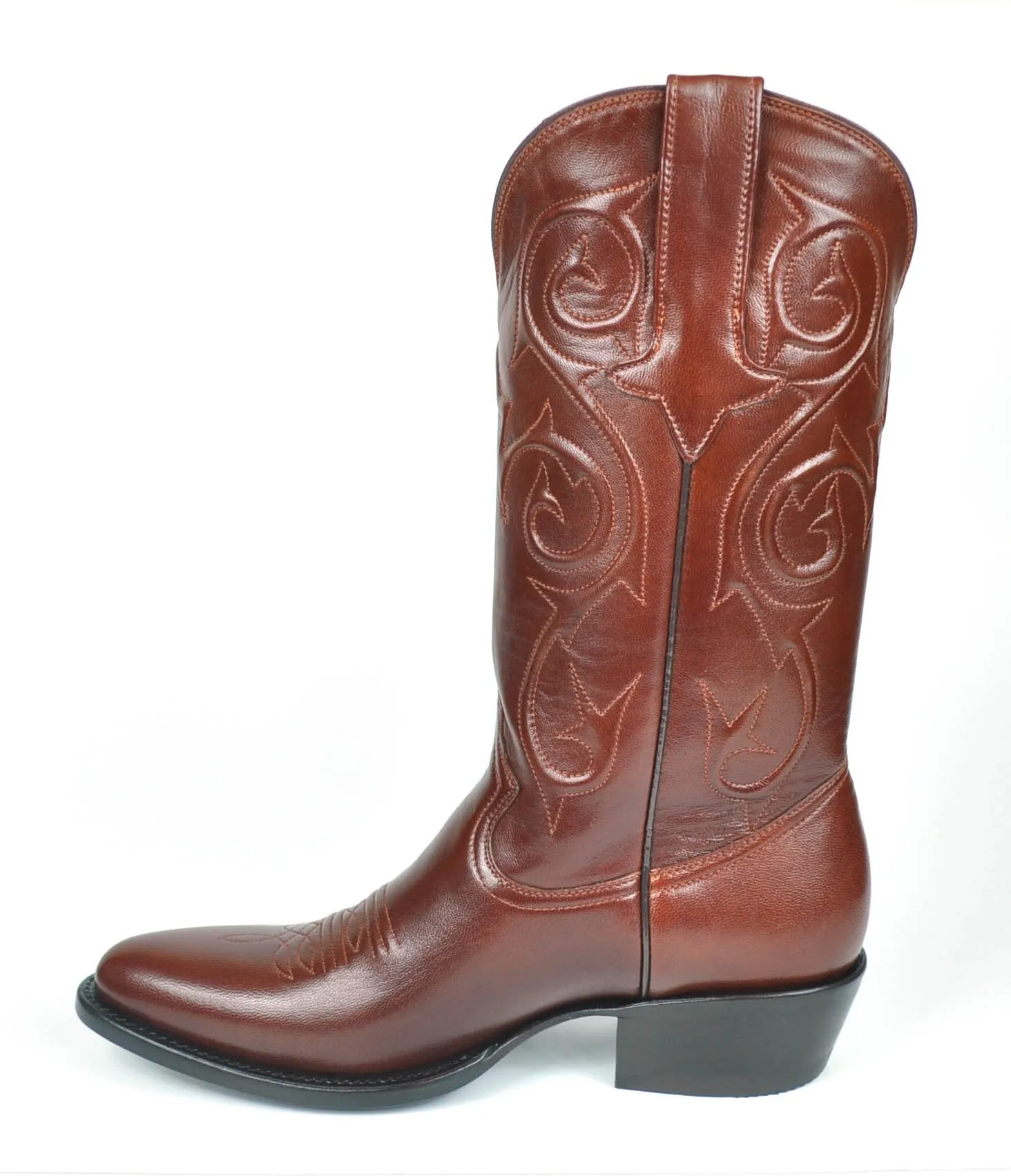 Gavel Men's Denton Goat Classic Western Boots - Budapest Brown