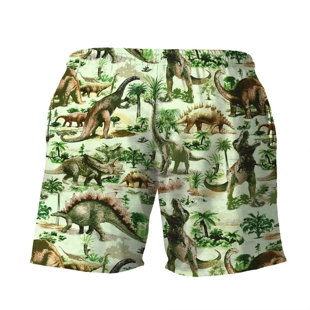 Gearhuman 3D Dinosaur Beach Shorts