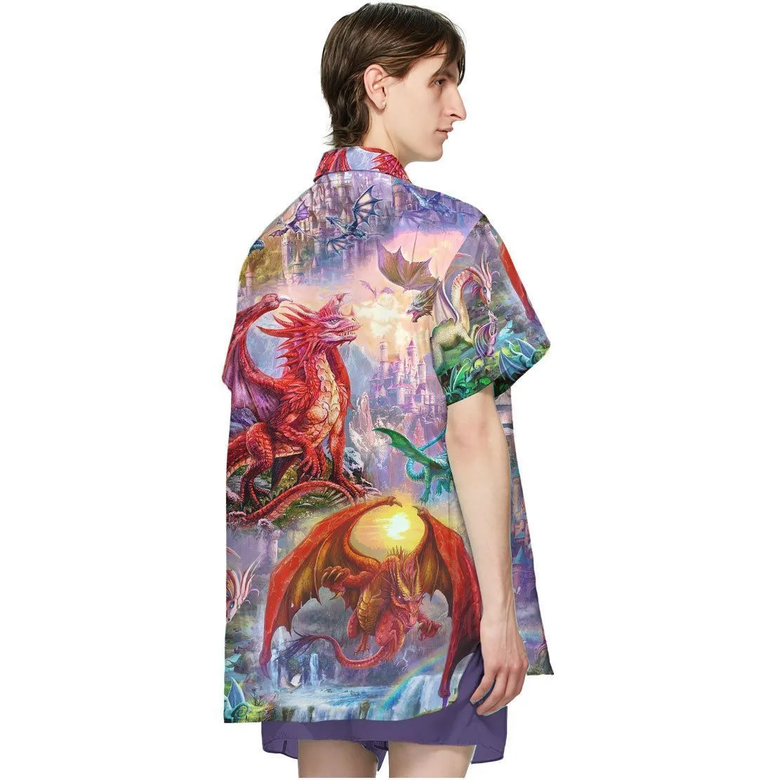 Gearhuman 3D Dragon Hawaii Shirt