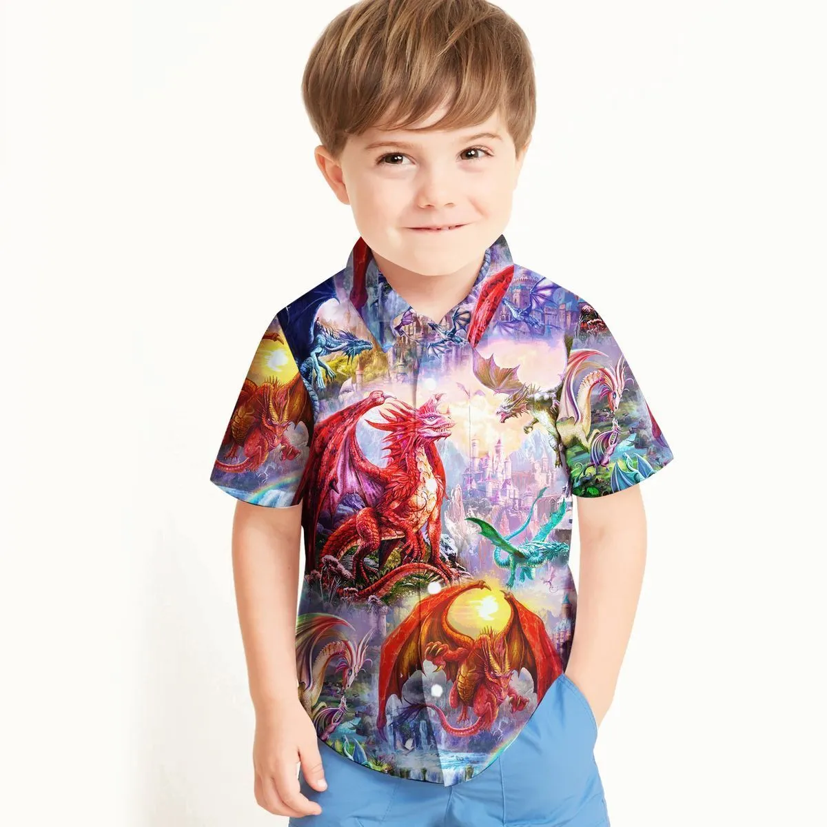 Gearhuman 3D Dragon Hawaii Shirt