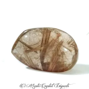 Golden Rutilated Quartz Crystal  - Extra Fine, 436 Carots