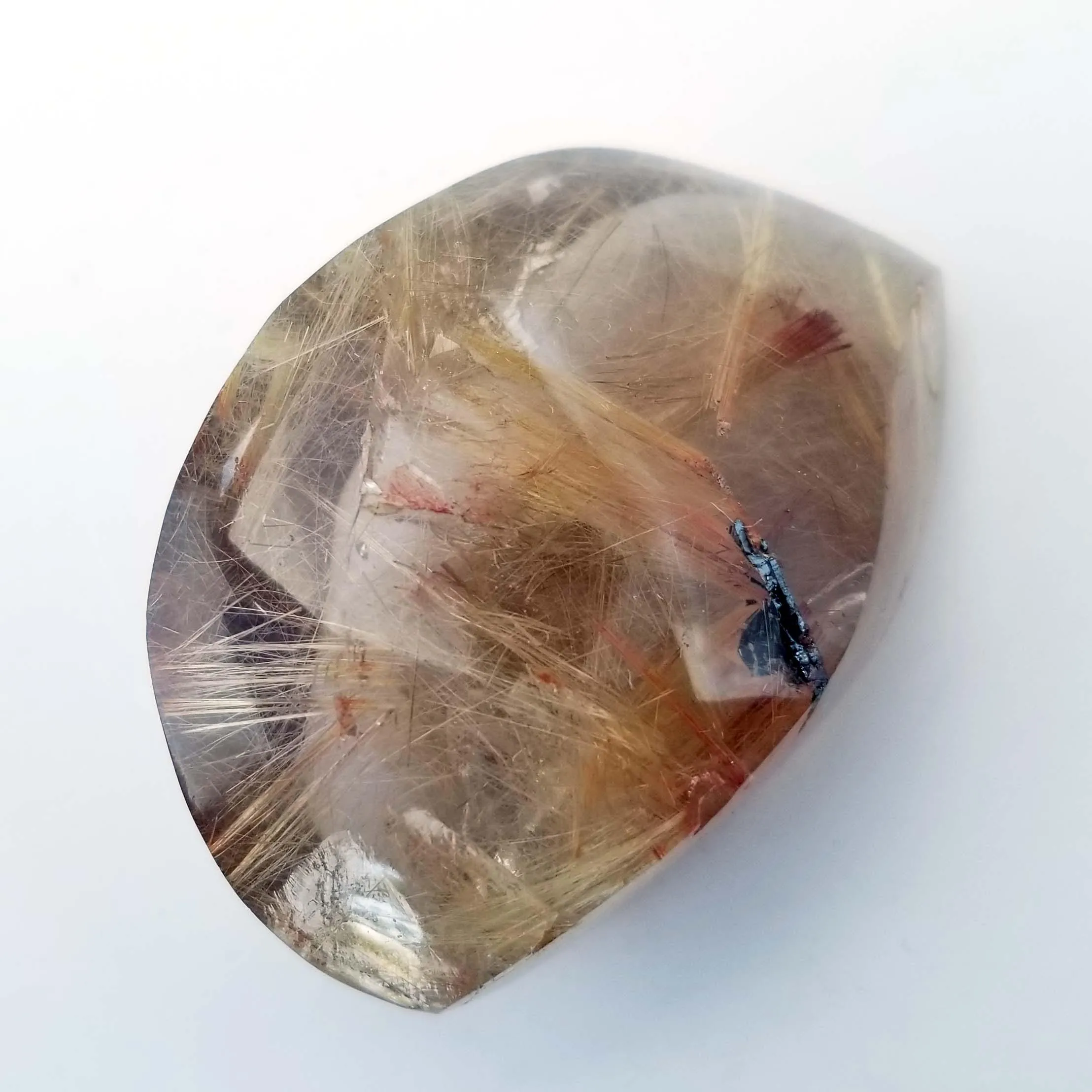 Golden Rutilated Quartz Crystal  - Extra Fine, 436 Carots