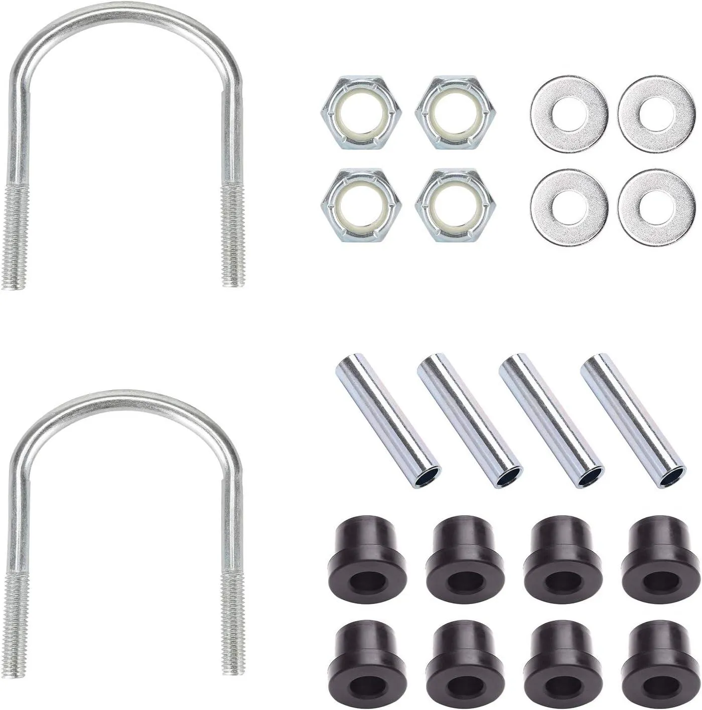 Golf Car Suspension Leaf Spring Kit with U Bolts for Club Car Precedent - 10L0L