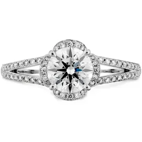 Hearts On Fire Lorelei Split Shank Diamond Engagement Ring