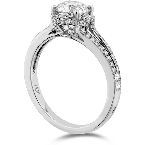 Hearts On Fire Lorelei Split Shank Diamond Engagement Ring