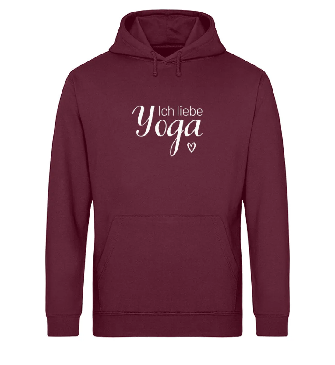 Ich liebe Yoga Bio Hoodie Unisex