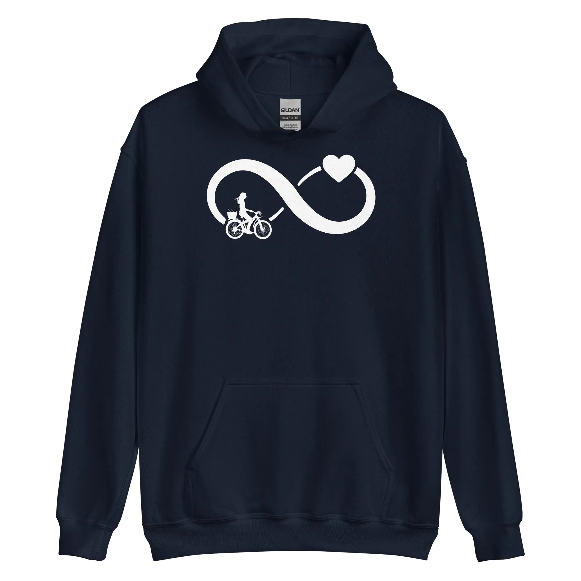 Infinity Heart and Cycling 2 - Unisex Hoodie