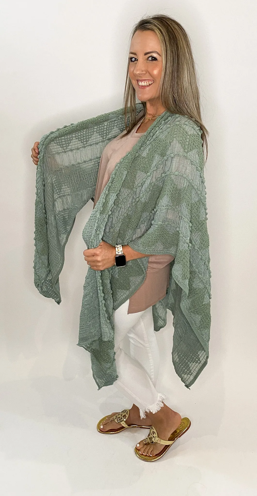 Jade Lace Kimono