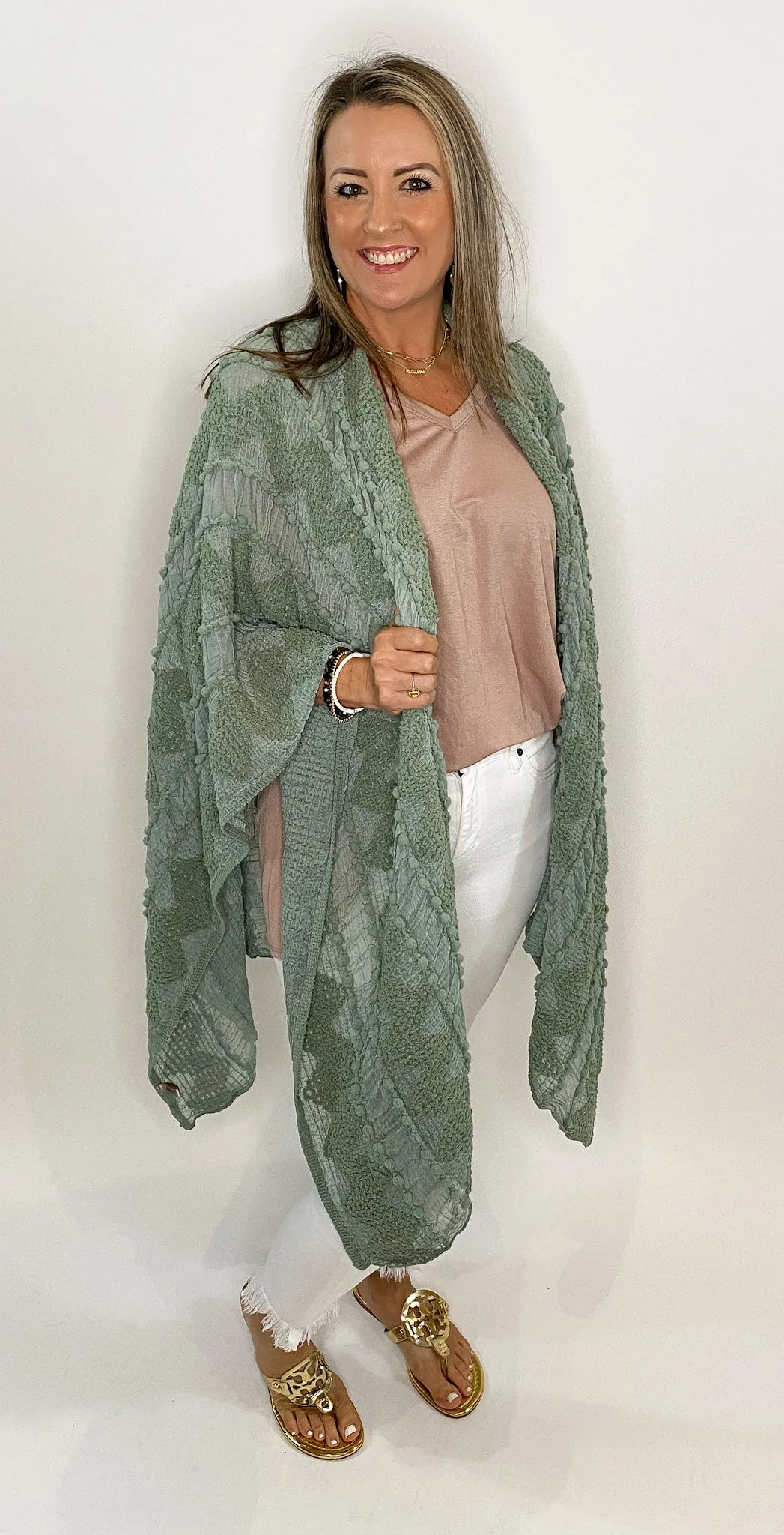 Jade Lace Kimono