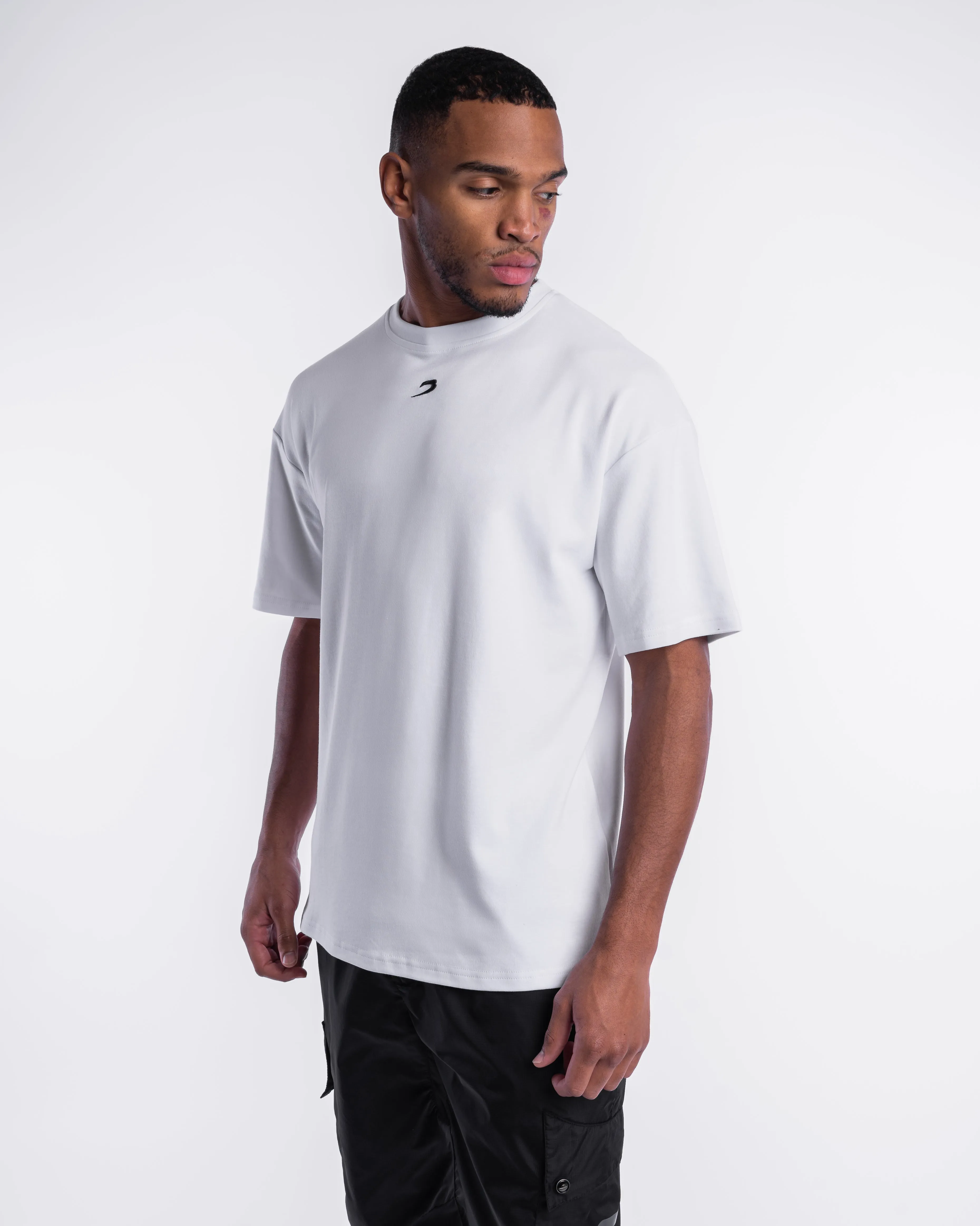 Johnson Oversized Strike T-Shirt - White