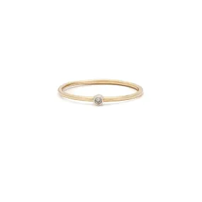 Latitude Ring | 14k Gold & Diamond