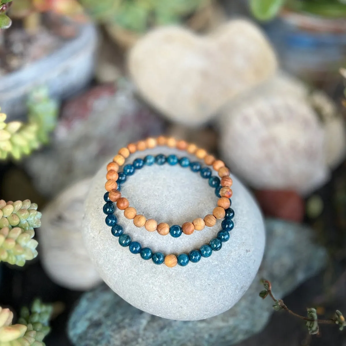 Live Fearlessly Apatite Bracelet