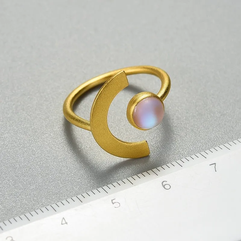 Mellow Moon - Adjustable Ring