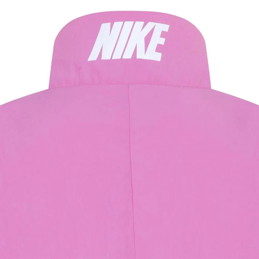 NIKE JUNIOR WINDBREAKER PINK JACKET