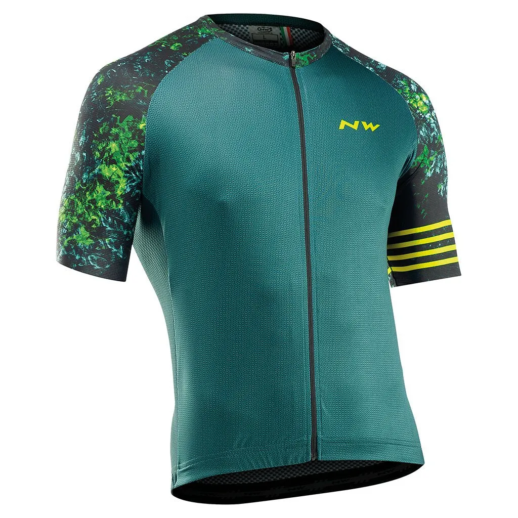 Northwave Blade Jersey - Black/Green/Lime