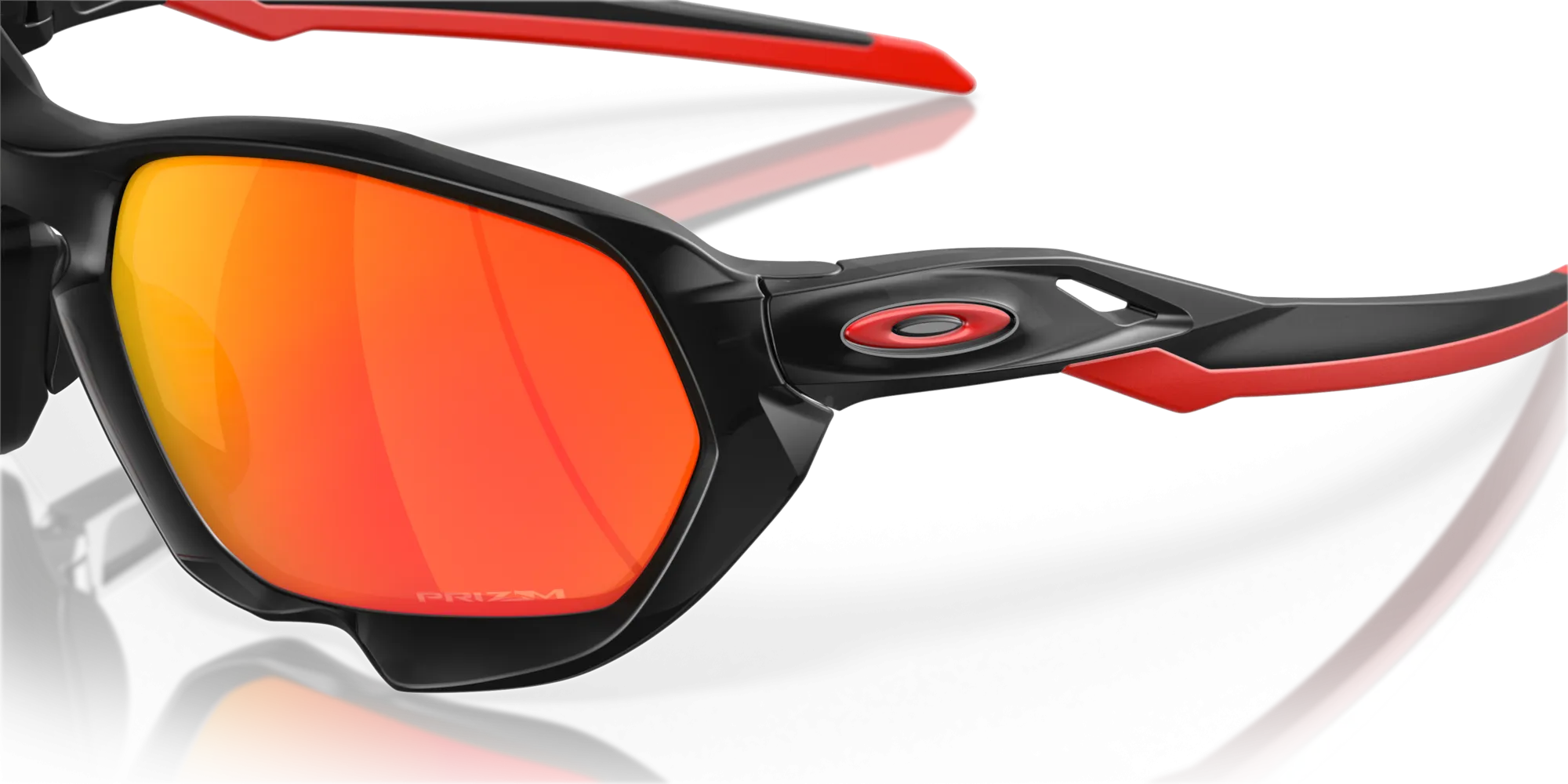 Oakley Plazma Prizm Ruby Lenses Matte Black Ink Frame